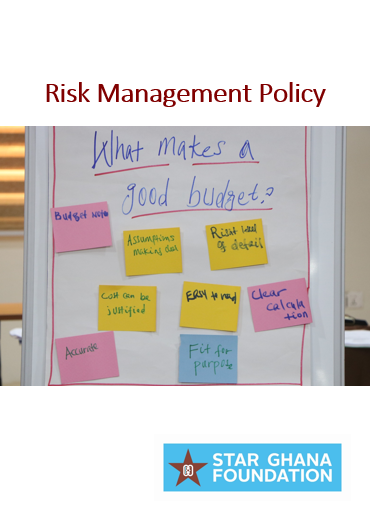 STAR-Ghana Foundation Risk Management Policy